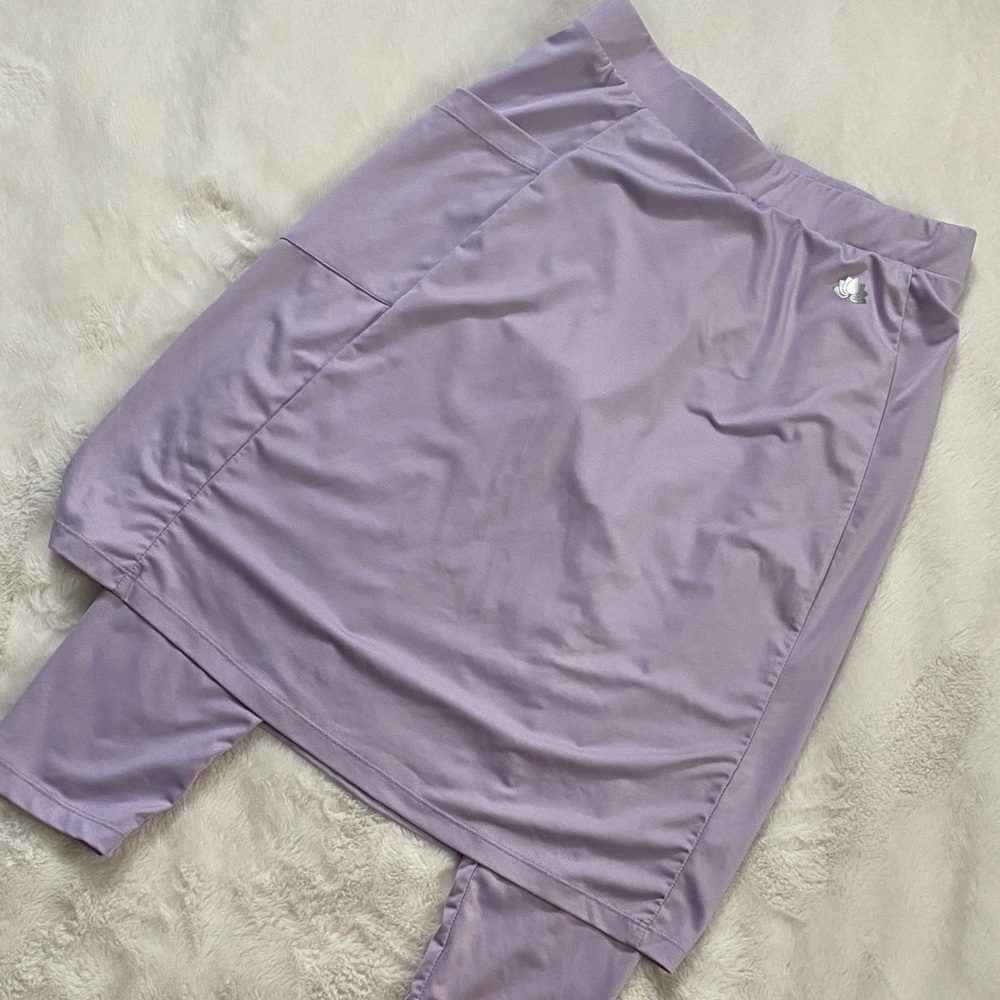 Lilac light purple Snoga with leggings attached (size small)
